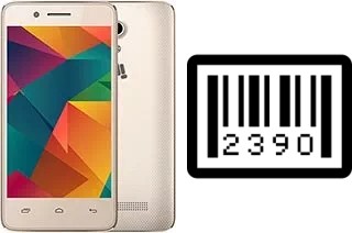 Como saber o número de série no Micromax Brahat 2 Q402