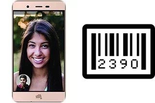 Como saber o número de série no Micromax Vdeo 1