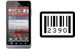 Como saber o número de série no Motorola MILESTONE 3 XT860