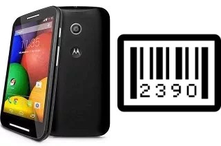 Como saber o número de série no Motorola Moto E Dual SIM