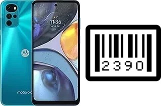 Como saber o número de série no Motorola Moto G22