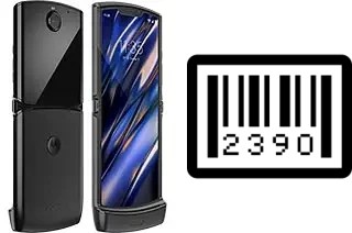 Como saber o número de série no Motorola Razr 2019