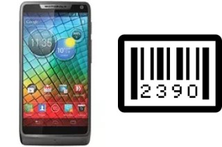 Como saber o número de série no Motorola RAZR i XT890