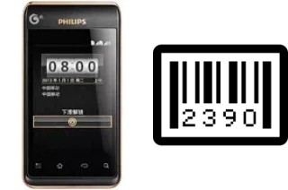 Como saber o número de série no Philips T939