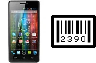 Como saber o número de série no Prestigio MultiPhone 5450 Duo