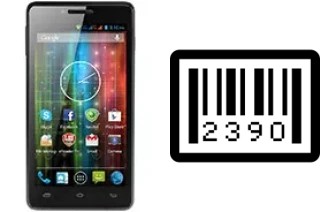 Como saber o número de série no Prestigio MultiPhone 5500 Duo