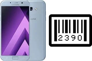 Como saber o número de série no Samsung Galaxy A7 (2017)