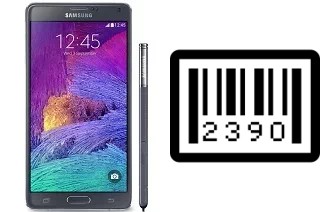 Como saber o número de série no Samsung Galaxy Note 4