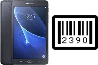 Como saber o número de série no Samsung Galaxy Tab A 7.0 (2016)