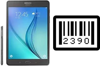 Como saber o número de série no Samsung Galaxy Tab A 8.0 & S Pen (2015)