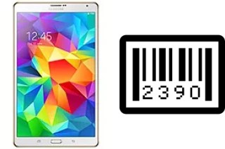 Como saber o número de série no Samsung Galaxy Tab S 8.4