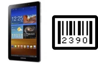 Como saber o número de série no Samsung P6800 Galaxy Tab 7.7