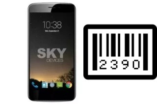 Como saber o número de série no Sky-Devices Sky Elite 5-5L Plus