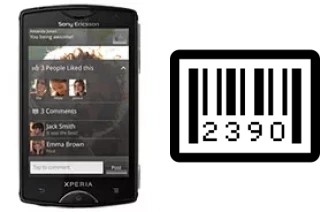 Como saber o número de série no Sony Ericsson Xperia mini
