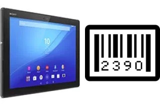 Como saber o número de série no Sony Xperia Z4 Tablet LTE