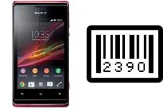 Como saber o número de série no Sony Xperia E