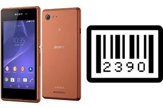 Como saber o número de série no Sony Xperia E3 Dual