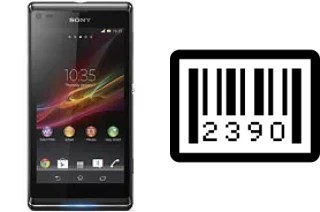 Como saber o número de série no Sony Xperia L