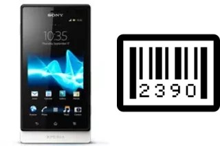 Como saber o número de série no Sony Xperia sola