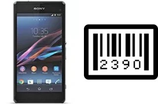 Como saber o número de série no Sony Xperia Z1 Compact