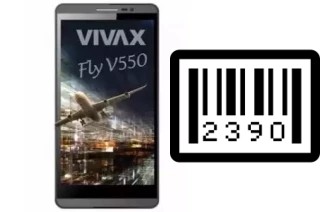 Como saber o número de série no Vivax Fly V550