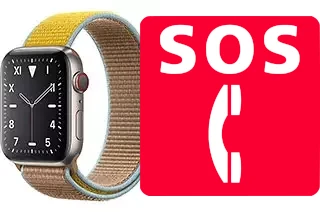 Chamadas de emergência no Apple Watch Edition Series 5