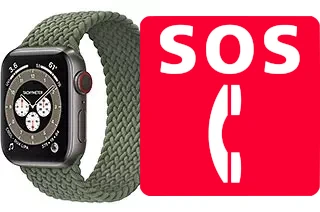 Chamadas de emergência no Apple Watch Edition Series 6