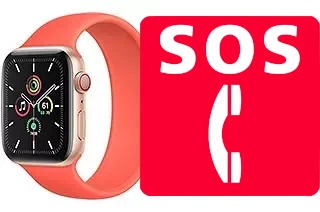 Chamadas de emergência no Apple Watch SE