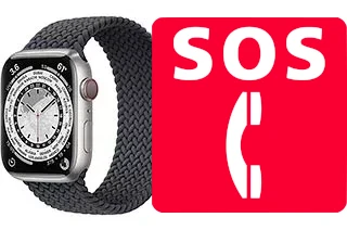 Chamadas de emergência no Apple Watch Edition Series 7