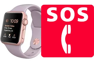 Chamadas de emergência no Apple Watch Sport 38mm