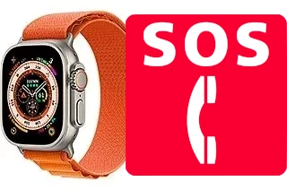 Chamadas de emergência no Apple Watch Ultra