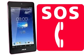 Chamadas de emergência no Asus Memo Pad HD7 16 GB