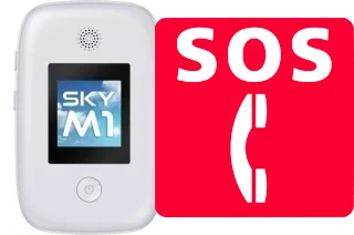 Chamadas de emergência no Cloud Mobile Sky M1