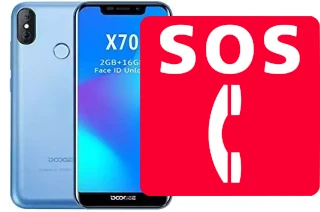 Chamadas de emergência no Doogee X70