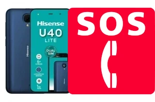 Chamadas de emergência no HiSense U40 Lite