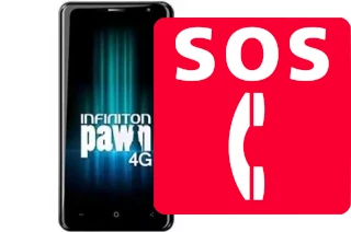 Chamadas de emergência no Infiniton Pawn 4G