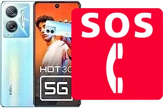 Chamadas de emergência no Infinix Hot 30 5G