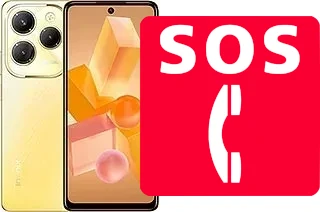 Chamadas de emergência no Infinix Hot 40 Pro