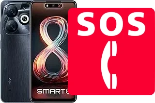 Chamadas de emergência no Infinix Smart 8 (India)