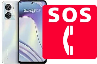 Chamadas de emergência no Lava Blaze Pro 5G