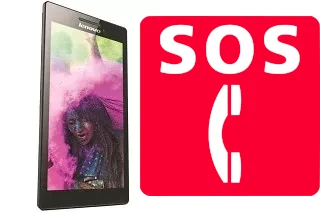 Chamadas de emergência no Lenovo Tab 2 A7-10