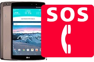 Chamadas de emergência no LG G Pad II 8.3 LTE