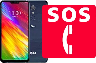 Chamadas de emergência no LG G7 Fit