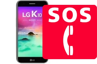 Chamadas de emergência no LG K10 Novo