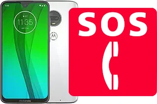 Chamadas de emergência no Motorola Moto G7