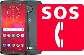 Chamadas de emergência no Motorola Moto Z3 Play