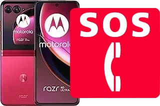 Chamadas de emergência no Motorola Razr 40 Ultra