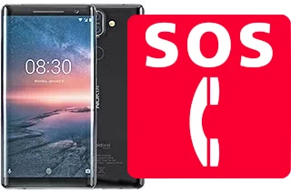 Chamadas de emergência no Nokia 8 Sirocco