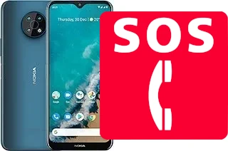Chamadas de emergência no Nokia G50