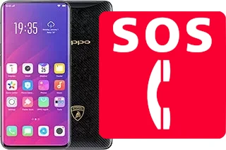 Chamadas de emergência no Oppo Find X Lamborghini Edition